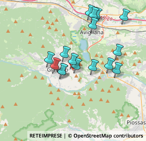 Mappa Via Fratelli Piol, 10094 Giaveno TO, Italia (3.33313)