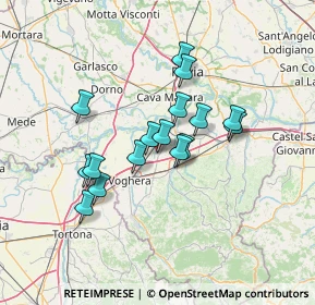 Mappa Via Dionigi Massazza, 27053 Lungavilla PV, Italia (11.06813)