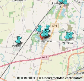 Mappa Via Dionigi Massazza, 27053 Lungavilla PV, Italia (2.348)