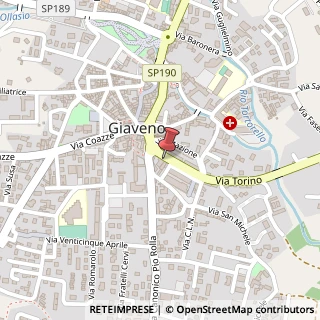 Mappa Viale Regina Elena, 14, 10094 Giaveno, Torino (Piemonte)