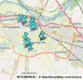 Mappa Via Stefano Bruzzi, 29122 Piacenza PC, Italia (1.54429)