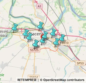 Mappa Via Stefano Bruzzi, 29122 Piacenza PC, Italia (2.39727)