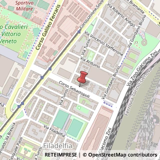 Mappa Corso Sebastopoli,  46, 10134 Torino, Torino (Piemonte)