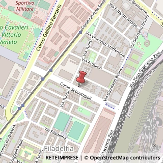 Mappa Corso Sebastopoli,  48, 10134 Torino, Torino (Piemonte)