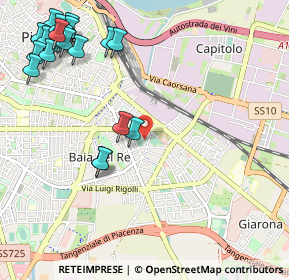 Mappa Via Enrico Millo, 29122 Piacenza PC, Italia (1.423)