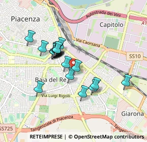 Mappa Via Enrico Millo, 29122 Piacenza PC, Italia (0.723)