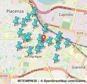 Mappa Via Enrico Millo, 29122 Piacenza PC, Italia (0.8305)