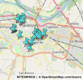 Mappa Via Enrico Millo, 29122 Piacenza PC, Italia (1.753)