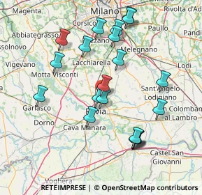 Mappa Via dei Mantegazza, 27100 Pavia PV, Italia (15.2415)
