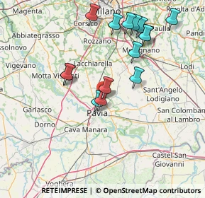 Mappa Via dei Mantegazza, 27100 Pavia PV, Italia (15.352)