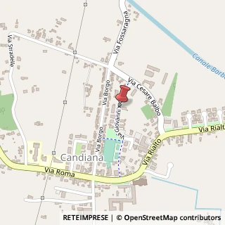 Mappa Via San Giovanni, 5, 35020 Candiana, Padova (Veneto)
