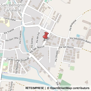 Mappa Via Tiburzio Garrone, 5, 10080 San Benigno Canavese, Torino (Piemonte)