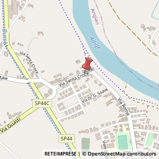 Mappa Via Santa Croce,  3, 37050 Angiari, Verona (Veneto)