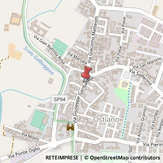 Mappa Via Giuseppe Garibaldi, 12, 26032 Ostiano, Cremona (Lombardia)