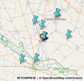 Mappa Via Circonvallazione Ovest, 46041 Asola MN, Italia (5.55182)