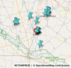 Mappa Via Circonvallazione Ovest, 46041 Asola MN, Italia (5.843)
