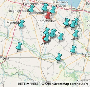 Mappa Via Circonvallazione Ovest, 46041 Asola MN, Italia (14.9025)