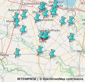 Mappa Via Circonvallazione Ovest, 46041 Asola MN, Italia (16.7215)