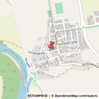 Mappa Piazza della Vittoria, 6, 26020 Formigara, Cremona (Lombardia)