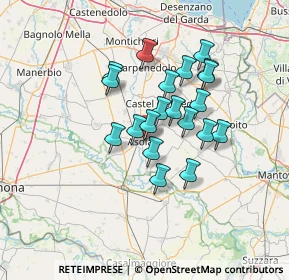 Mappa Via Tevere, 46041 Asola MN, Italia (10.728)