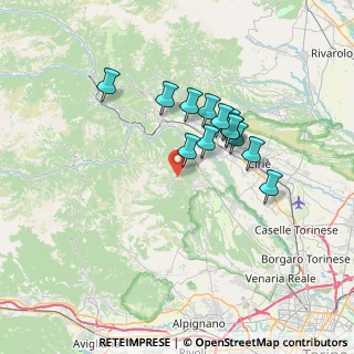 Mappa Via Fiano, 10070 Vallo torinese TO, Italia (5.70385)