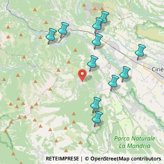 Mappa Via Fiano, 10070 Vallo torinese TO, Italia (4.42818)