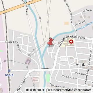 Mappa Via Alessandro Volta, 5, 46041 Asola, Mantova (Lombardia)