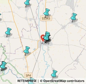 Mappa Via Alessandro Volta, 46041 Asola MN, Italia (5.9845)