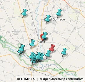 Mappa Via Virgilio, 46041 Asola MN, Italia (7.6035)