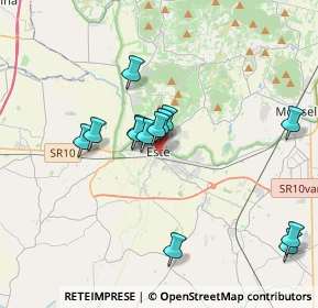 Mappa Via Cesare Battisti, 35042 Este PD, Italia (3.38615)