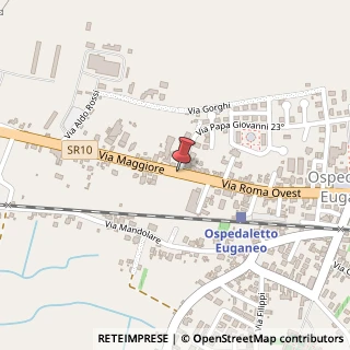 Mappa Via roma ovest 115, 35045 Ospedaletto Euganeo, Padova (Veneto)