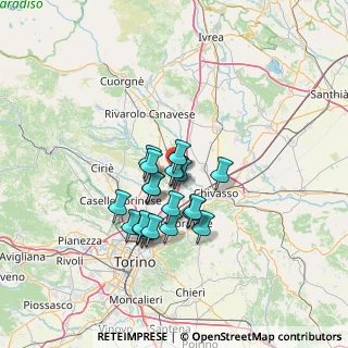 Mappa Piazza Guglielmo da Volpiano, 10080 San Benigno Canavese TO, Italia (10.2435)