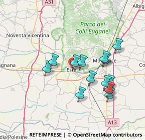 Mappa Via Principe Amedeo, 35042 Este PD, Italia (6.44692)