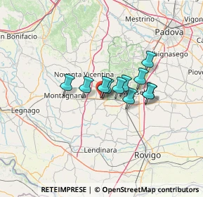 Mappa Via Roma Ovest, 35045 Ospedaletto Euganeo PD, Italia (8.23909)