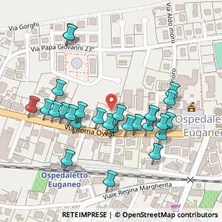 Mappa Via Roma Ovest, 35045 Ospedaletto Euganeo PD, Italia (0.12222)