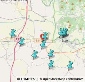 Mappa Via Roma Ovest, 35045 Ospedaletto Euganeo PD, Italia (3.855)