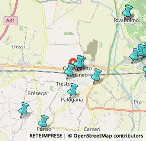 Mappa Via Roma Ovest, 35045 Ospedaletto Euganeo PD, Italia (2.81188)
