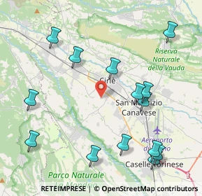 Mappa Case Sparse, 10073 Ciriè TO, Italia (4.88643)