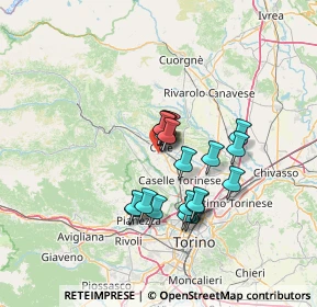 Mappa Case Sparse, 10073 Ciriè TO, Italia (10.3845)