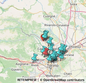 Mappa Case Sparse, 10073 Ciriè TO, Italia (12.4315)
