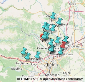 Mappa Case Sparse, 10073 Ciriè TO, Italia (11.3115)