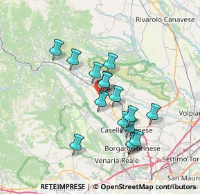 Mappa Case Sparse, 10073 Ciriè TO, Italia (6.04875)