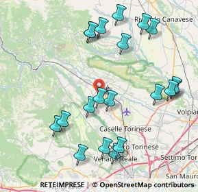 Mappa Case Sparse, 10073 Ciriè TO, Italia (8.9745)