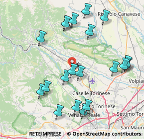 Mappa Case Sparse, 10073 Ciriè TO, Italia (8.8215)