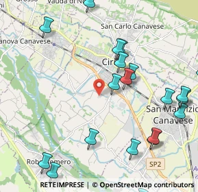 Mappa Case Sparse, 10073 Ciriè TO, Italia (2.65)