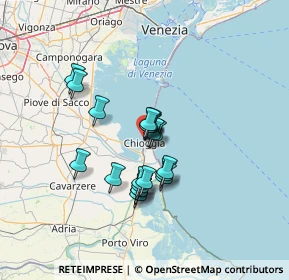 Mappa Fondamenta Canal Lombardo, 30015 Chioggia VE, Italia (10.007)