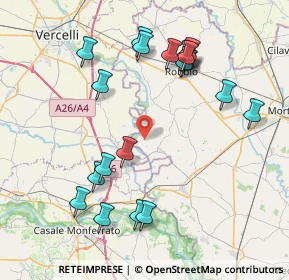 Mappa SC Caresana, 27030 Langosco PV, Italia (8.614)