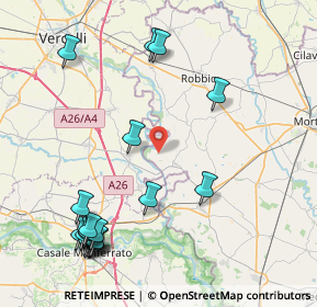 Mappa SC Caresana, 27030 Langosco PV, Italia (10.524)