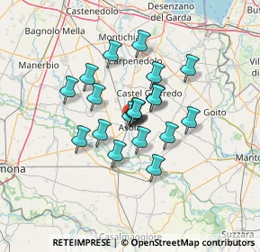 Mappa Viale della Vittoria, 46041 Asola MN, Italia (9.5565)