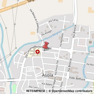 Mappa Via XXI Aprile, 4, 46041 Asola, Mantova (Lombardia)